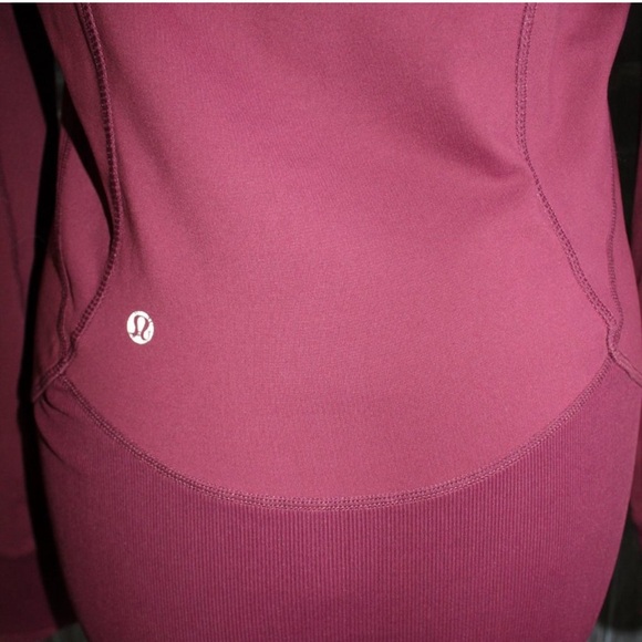 Lululemon Define On The Move Womens Red Merlot full zip hooded Jacket - Picture 10 of 13